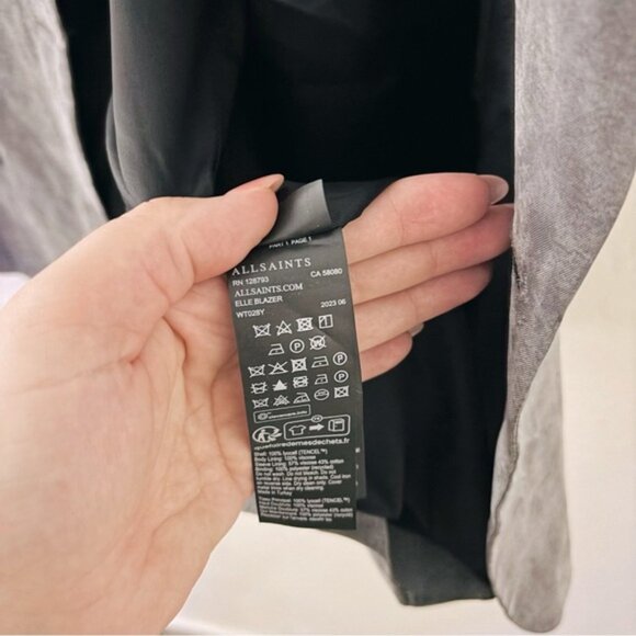 All Saints Elle Lightweight Relaxed Fit Suit - Picture 11 of 13